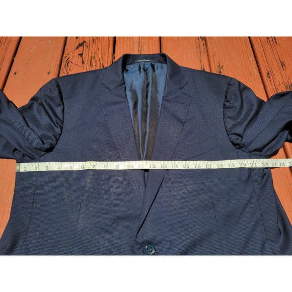 ERMENEGILDO ZEGNA Blue Trofeo 600 WOOL SILK Blazer Sport Coat Jacket - 42 R - Picture 3 of 9